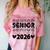 Class Of 2026 Senior Graduation Year Comfort Color Blast T-Shirt Clay