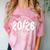 Class Of 2026 Twenty 26 Classic Rock Graduation Senior 2026 Comfort Color Blast T-Shirt Clay