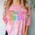 Class Of 2028 High School Graduation Date Graduate T Shirt Comfort Color Blast T-Shirt Clay