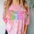 Class Of 2029 High School Graduation Date Graduate T Shirt Comfort Color Blast T-Shirt Clay