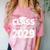 Class Of 2029 Shirt For Elementary Kids Graduation Comfort Color Blast T-Shirt Clay