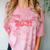 Class Of 2031 Graduation T-Shirt With Space For Hand Prints Comfort Color Blast T-Shirt Clay