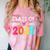 Class Of 2035 Kindergarten Pre K Grow With Me Graduation Comfort Color Blast T-Shirt Clay