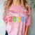 Class Of 2036 Grow With Me Graduation First Day Of School Comfort Color Blast T-Shirt Clay