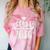 Class Of 2036 Last First Day Of School Graduation Men Women Comfort Color Blast T-Shirt Clay