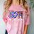 Class Of 74 1974 50th Class Reunion Tie Dye Graduation Items Comfort Color Blast T-Shirt Clay