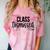 Class Dismissed Graduation End Of School Student Teacher Comfort Color Blast T-Shirt Clay