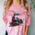 Classic Steam Train Enthusiasts Nostalgia For Train Lovers Comfort Color Blast T-Shirt Clay