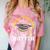 College Masters Degree Graduation Three Degrees Hotter Comfort Color Blast T-Shirt Clay