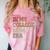 In My College Mom Era College Graduation For Mom Comfort Color Blast T-Shirt Clay