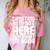 Cool Introvert Just Pretends I'm Not Heres Comfort Color Blast T-Shirt Clay