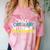 Crazy Cat Lady Doctorate Graduation T-Shirt Phd EdD Comfort Color Blast T-Shirt Clay