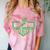 Cross Country Senior Night Senior 2025 Graduation Party 23 Comfort Color Blast T-Shirt Clay