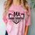 Cross Country Senior Night Senior 2025 Graduation Party 40 Comfort Color Blast T-Shirt Clay