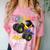 I Crushed Kindergarten Monster Truck Graduation Boys Small Comfort Color Blast T-Shirt Clay