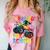 I Crushed Pre-K Monster Truck Graduation Preschool Grad 2025 Comfort Color Blast T-Shirt Clay