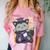 Cute Anime Fox Graduate Of A Class For Graduation Comfort Color Blast T-Shirt Clay
