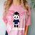 Cute Graduation Panda Class 2018 Comfort Color Blast T-Shirt Clay