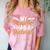 My Daughter Has A Doctorate Graduation Mom PhD Graduate Mom Comfort Color Blast T-Shirt Clay