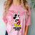 Disney Mickey Mouse Peace Out Totally Retro Graduation Comfort Color Blast T-Shirt Clay