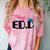 Doctor Of Education EDD Graduation 2021 Comfort Color Blast T-Shirt Clay