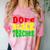 Dope Teacher African American Graduation History Month Comfort Color Blast T-Shirt Clay