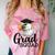 Eagle Grad Squad Class Of 2019 Graduation Comfort Color Blast T-Shirt Clay