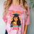 Educated Latina Graduation Day Grad Si Se Pudo Class Of 2024 Comfort Color Blast T-Shirt Clay