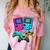 Eighties Console Controller Gaming Player Gadget Nostalgia Comfort Color Blast T-Shirt Clay