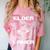Elder Gamer Retro Video Game Nostalgia Old Gamer Comfort Color Blast T-Shirt Clay