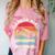 Error 404 Streaming Not Found Nostalgia VHS Retro Tape Comfort Color Blast T-Shirt Clay