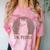 Ew People Introvert Cat Meow Cat Lover Men Women Kids Comfort Color Blast T-Shirt Clay