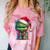 Ew People Meowy Cat Christmas Introvert Men Women Comfort Color Blast T-Shirt Clay