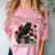 F-CAW-F I'm Reading Crow Book Lover Introvert Meme Comfort Color Blast T-Shirt Clay