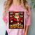 Family Christmas Retro Santa Holiday Nostalgia Vibes Comfort Color Blast T-Shirt Clay