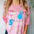 Fifth Grade Graduation Peace Out 5th Grade Boys Comfort Color Blast T-Shirt Clay