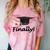 Finally I'm Graduate Graduation Comfort Color Blast T-Shirt Clay