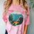 Fish Bowl Frutiger Aero Y2K Retro Vibes Comfort Color Blast T-Shirt Clay
