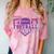 Football Senior Night Football Senior 2025 Graduation 36 Comfort Color Blast T-Shirt Clay