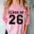 Freshman Class Of 2026 High School Senior Graduation Comfort Color Blast T-Shirt Clay