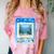Frutiger Aero Aesthetic Tech Computer Aquarium Tarot Card Comfort Color Blast T-Shirt Clay