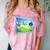 Frutiger Aero Fish Comfort Color Blast T-Shirt Clay
