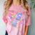 Frutiger Aero Y2K Chrome Phone Butterfly Comfort Color Blast T-Shirt Clay