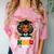 Future HBCU Grad Graduation Students Girl Kids Comfort Color Blast T-Shirt Clay