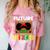 Future HBCU Grad HBCU Tomorrow Girl Graduation Kids Comfort Color Blast T-Shirt Clay
