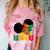 Future HBCU Grad History Girl Graduation HBCU Kids Comfort Color Blast T-Shirt Clay