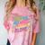 This Girl Just Wants To Be Left Alone Retro Nostalgia Comfort Color Blast T-Shirt Clay