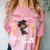 Girl Magic Graduate Kindergarten Graduation 2023 Comfort Color Blast T-Shirt Clay