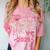 Girls Little Miss Kindergarten Grad 2025 Coquette Graduation Comfort Color Blast T-Shirt Clay