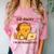 Go Away I'm Introverting Cozy Cat With Laptop And Coffee Comfort Color Blast T-Shirt Clay Go Away I'm Introverting Cozy Cat With Laptop And Coffee Comfort Color Blast T-Shirt Clay